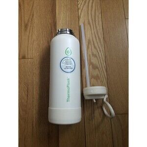 ThermoFlask‎ 24 oz Stainless Steel Water Bottle Pink Wide Mouth Insulated Handle